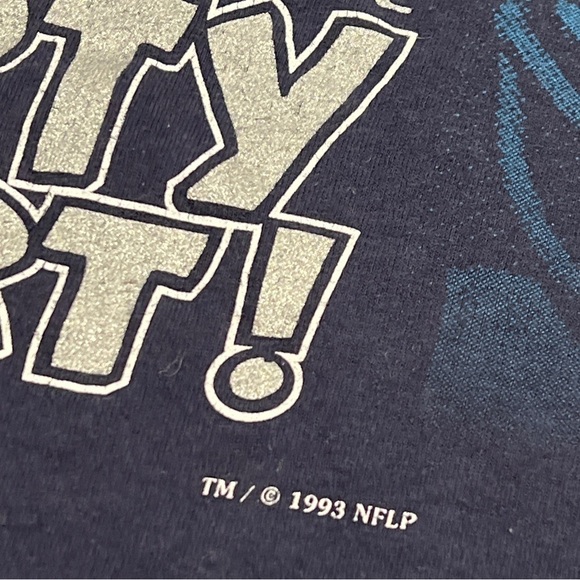 Vintage 90s Dallas Cowboys Monday Night Football Nutmeg Mills 1990s Tshirt - Picture 6 of 8